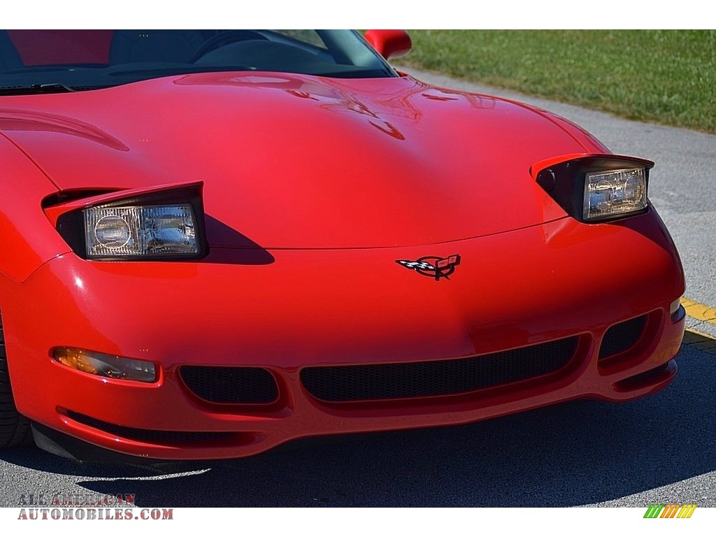 2001 Corvette Coupe - Torch Red / Light Gray photo #28