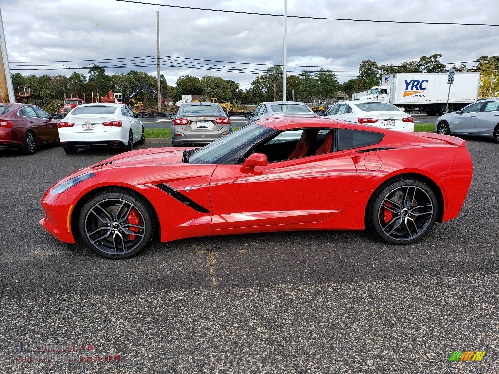 2019 Corvette Stingray Coupe - Torch Red / Adrenaline Red photo #3