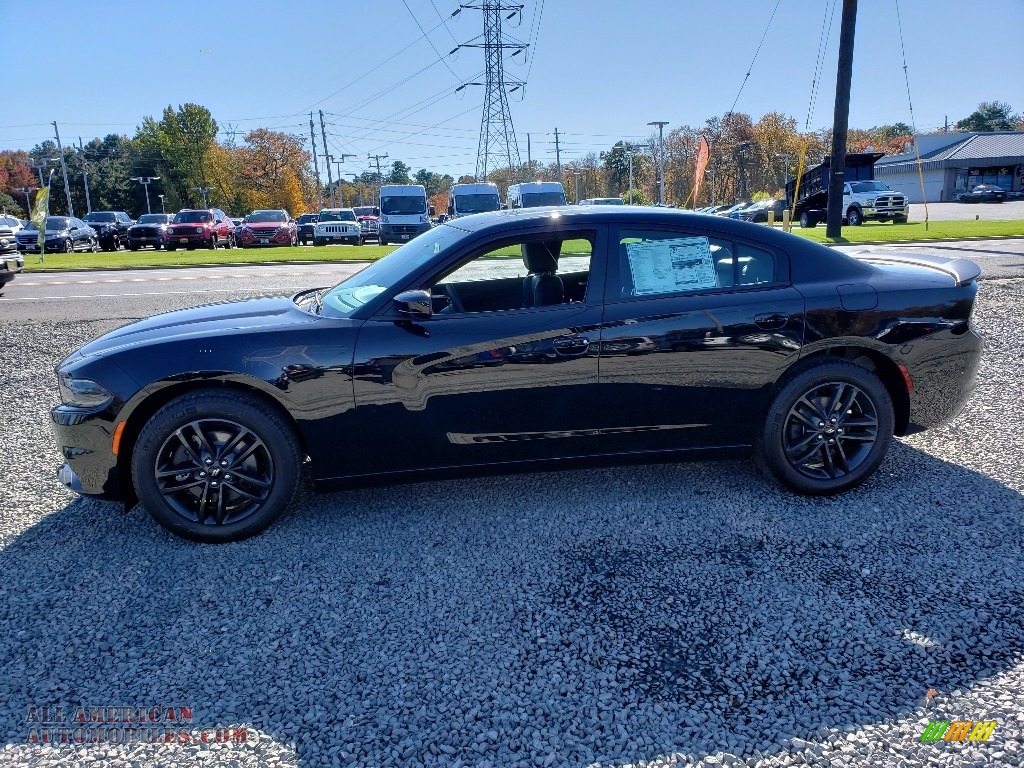 2019 Charger SXT AWD - Pitch Black / Black photo #3