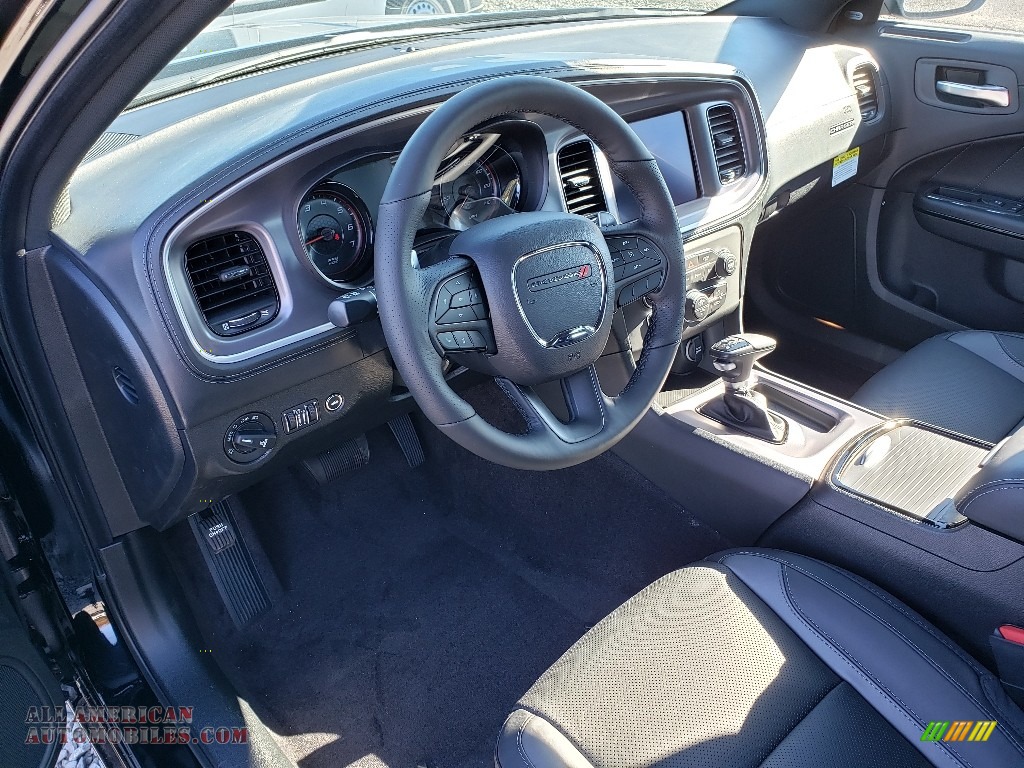 2019 Charger SXT AWD - Pitch Black / Black photo #7
