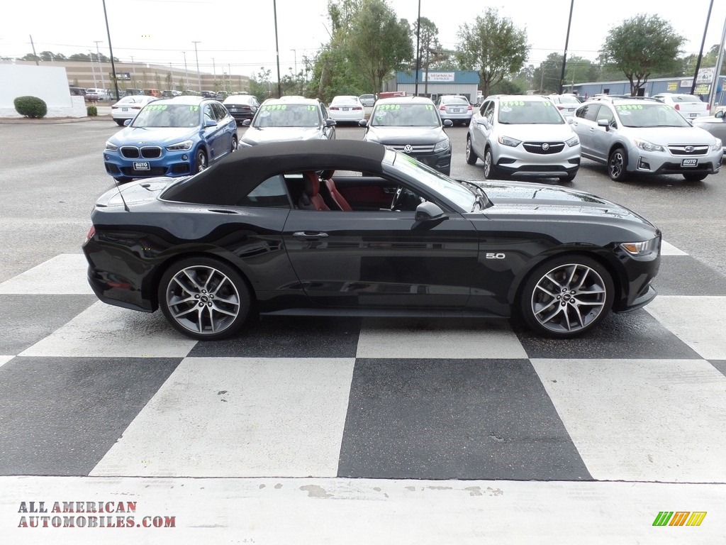 2017 Mustang GT Premium Convertible - Shadow Black / Red Line photo #3