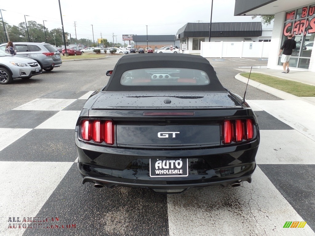 2017 Mustang GT Premium Convertible - Shadow Black / Red Line photo #4
