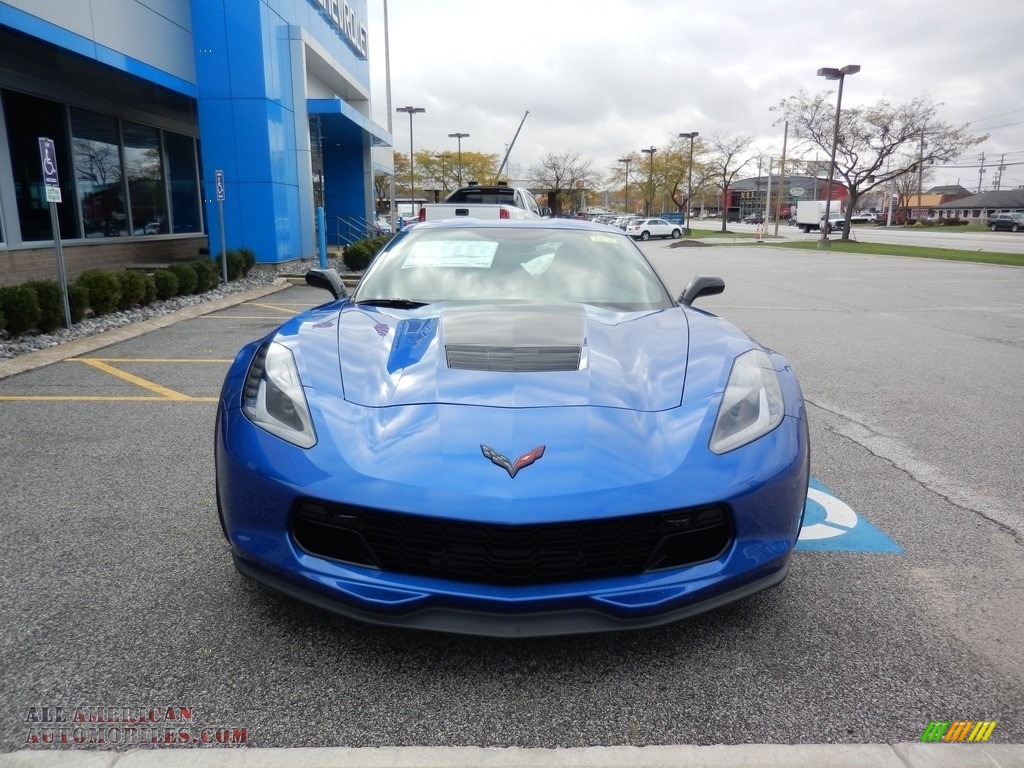 2019 Corvette Grand Sport Coupe - Elkhart Lake Blue Metallic / Black photo #2
