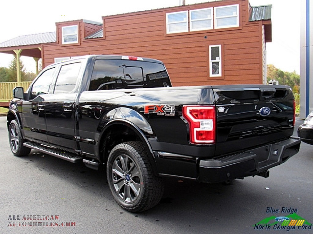 2018 F150 XLT SuperCrew 4x4 - Shadow Black / Special Edition Black/Red photo #3