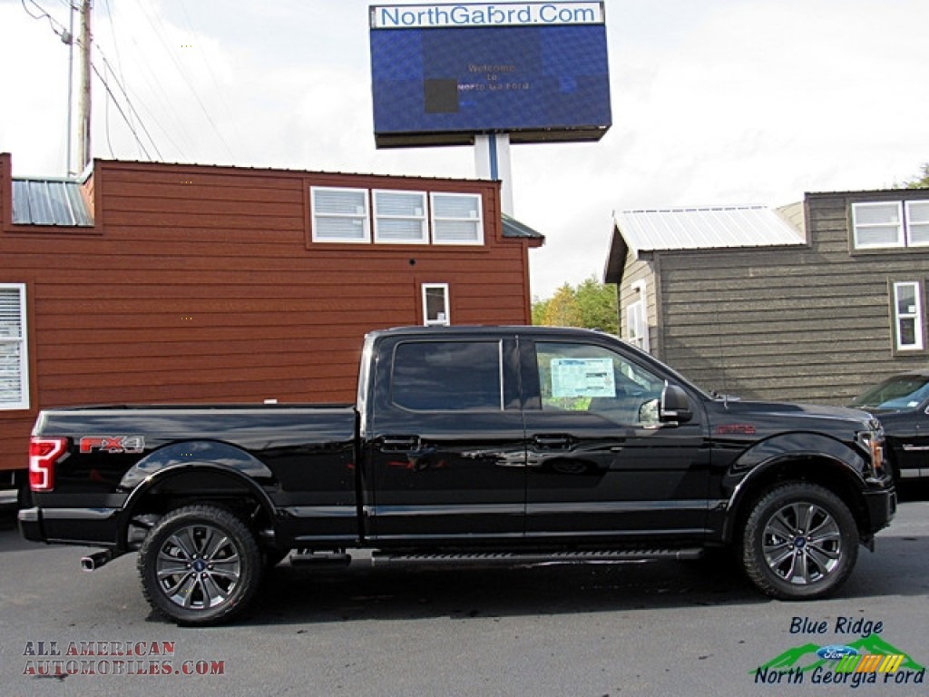 2018 F150 XLT SuperCrew 4x4 - Shadow Black / Special Edition Black/Red photo #6
