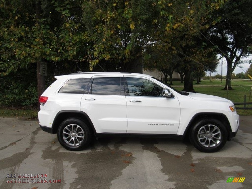 2015 Grand Cherokee Limited - Bright White / Black/Light Frost Beige photo #6