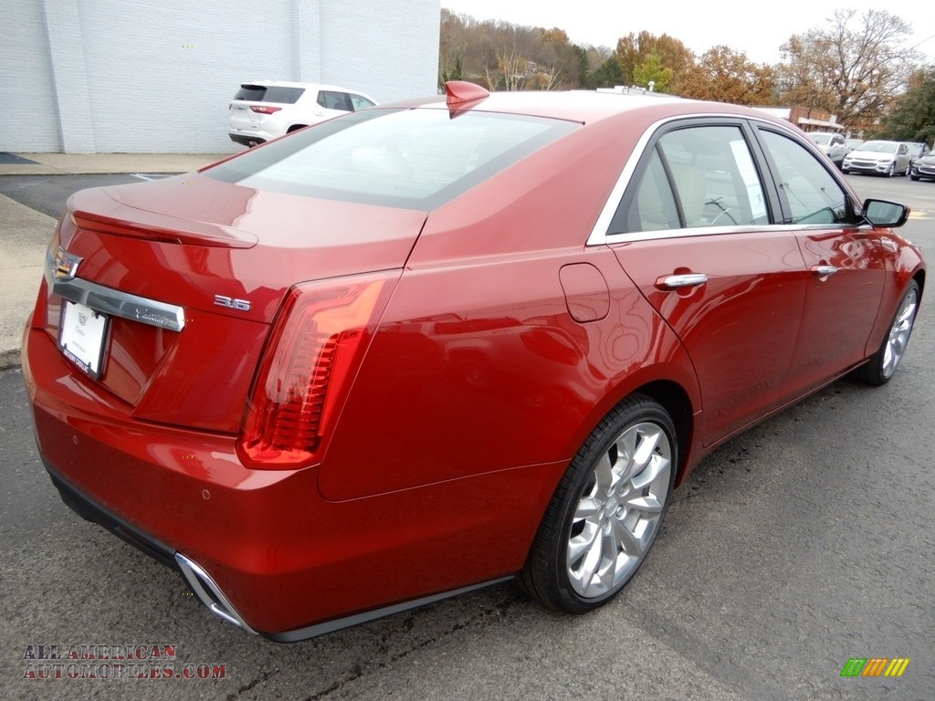 2019 CTS Premium Luxury AWD - Red Obsession Tintcoat / Very Light Cashmere photo #2