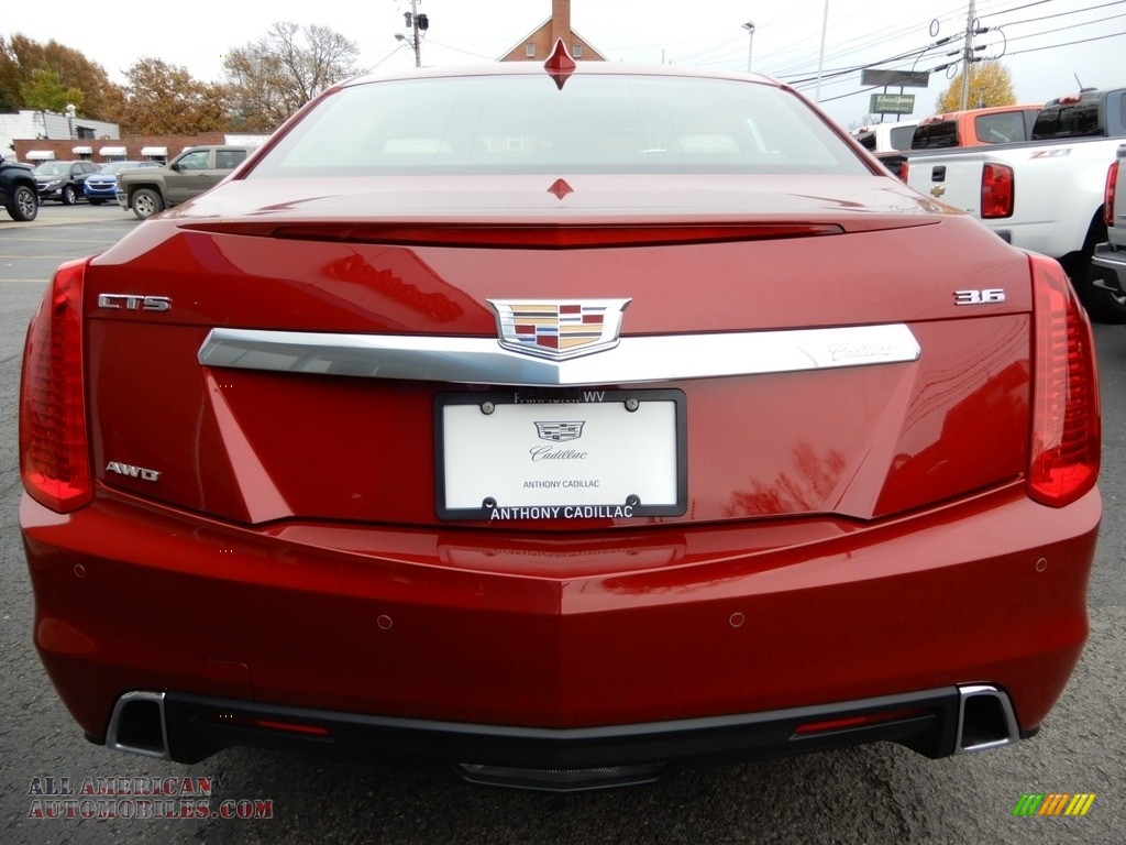 2019 CTS Premium Luxury AWD - Red Obsession Tintcoat / Very Light Cashmere photo #3