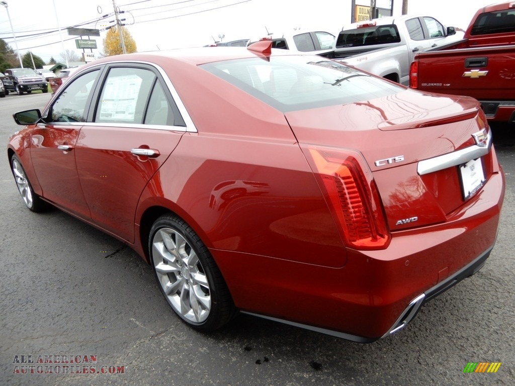2019 CTS Premium Luxury AWD - Red Obsession Tintcoat / Very Light Cashmere photo #5