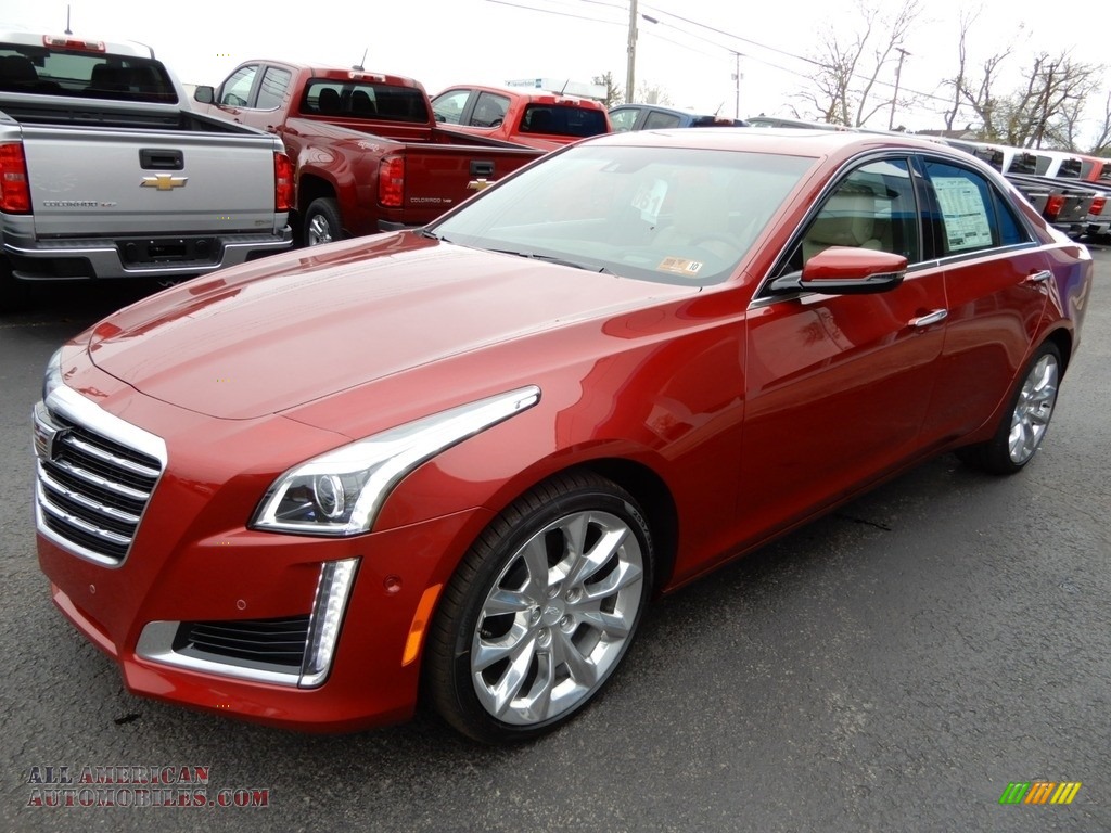 2019 CTS Premium Luxury AWD - Red Obsession Tintcoat / Very Light Cashmere photo #7