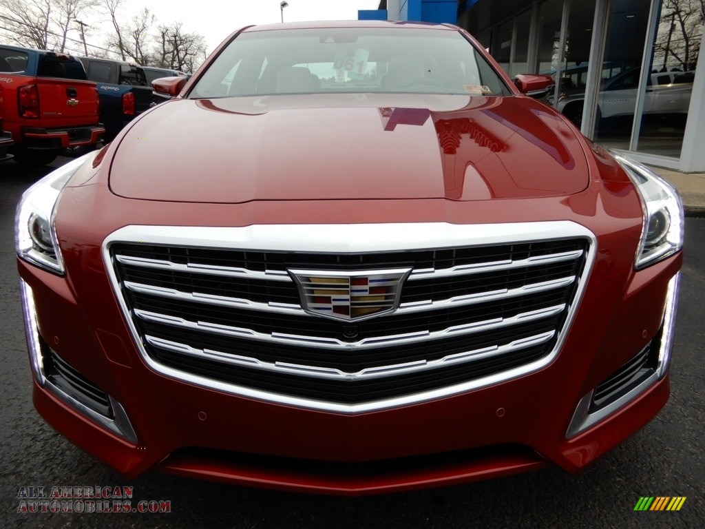 2019 CTS Premium Luxury AWD - Red Obsession Tintcoat / Very Light Cashmere photo #8