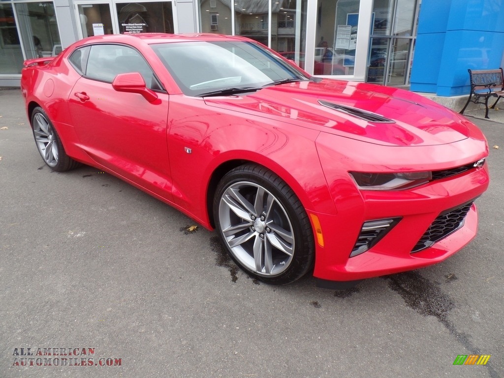 2018 Camaro SS Coupe - Red Hot / Jet Black photo #3