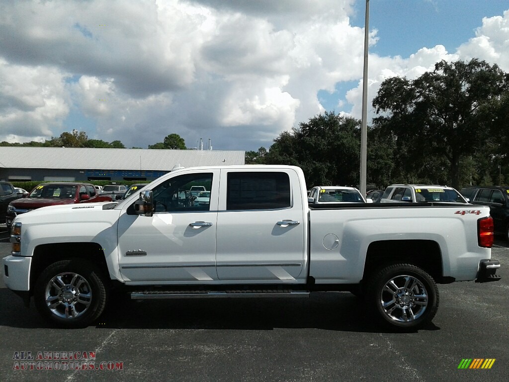 2019 Silverado 2500HD High Country Crew Cab 4WD - Summit White / High Country Saddle photo #2