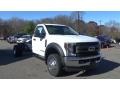 Ford F550 Super Duty XL Regular Cab 4x4 Chassis White photo #1