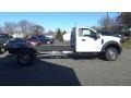 Ford F550 Super Duty XL Regular Cab 4x4 Chassis White photo #8