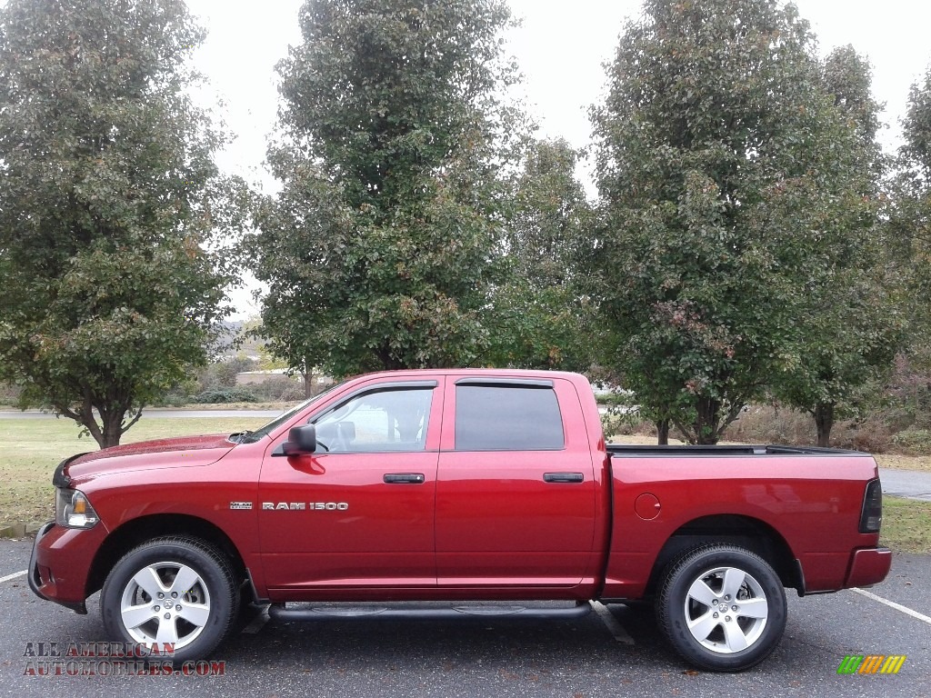 Deep Cherry Red Crystal Pearl / Dark Slate Gray/Medium Graystone Dodge Ram 1500 Express Crew Cab 4x4