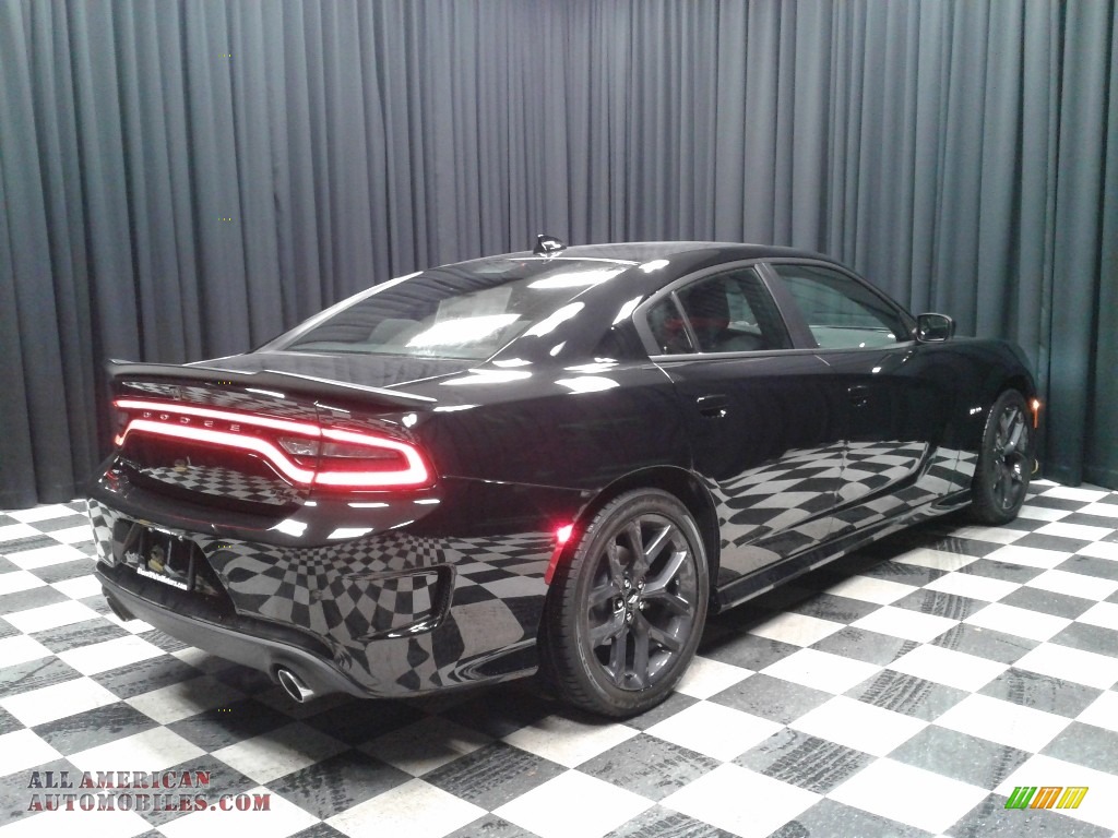 2019 Charger R/T - Pitch Black / Black photo #6
