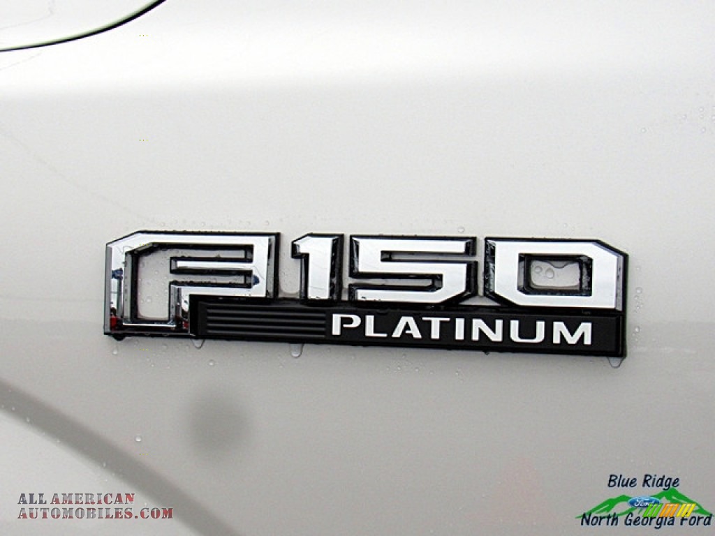 2018 F150 Platinum SuperCrew 4x4 - White Platinum / Black photo #40