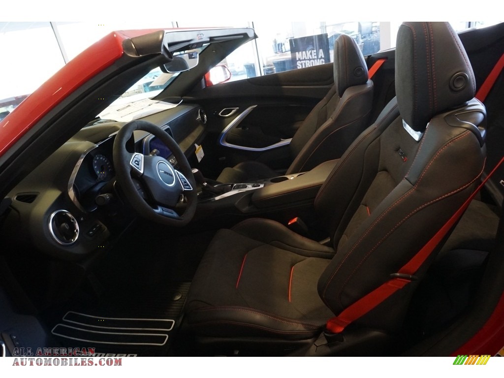 2019 Camaro ZL1 Convertible - Red Hot / Jet Black photo #4