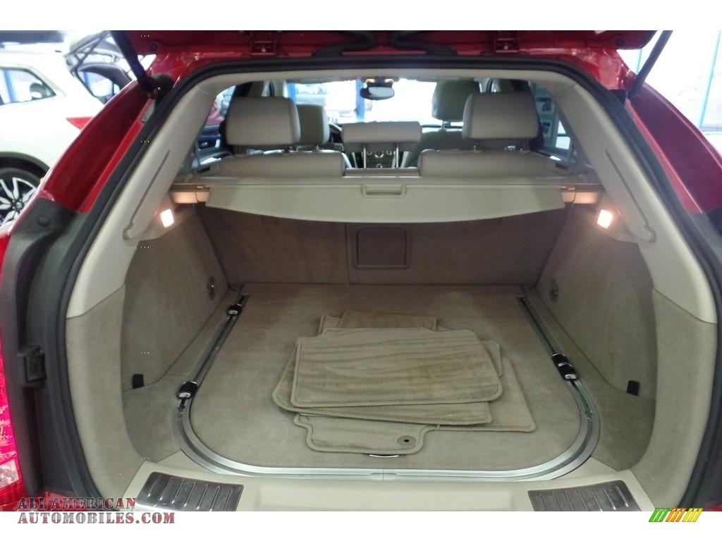 2010 SRX 4 V6 AWD - Crystal Red Tintcoat / Shale/Brownstone photo #35