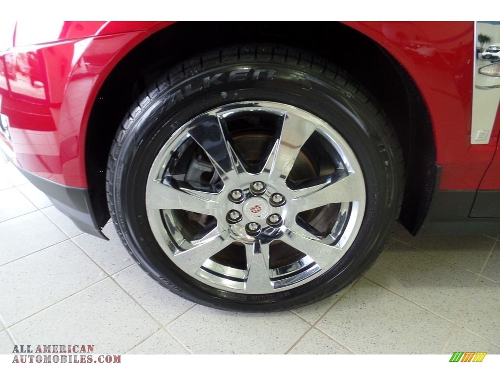 2010 SRX 4 V6 AWD - Crystal Red Tintcoat / Shale/Brownstone photo #39