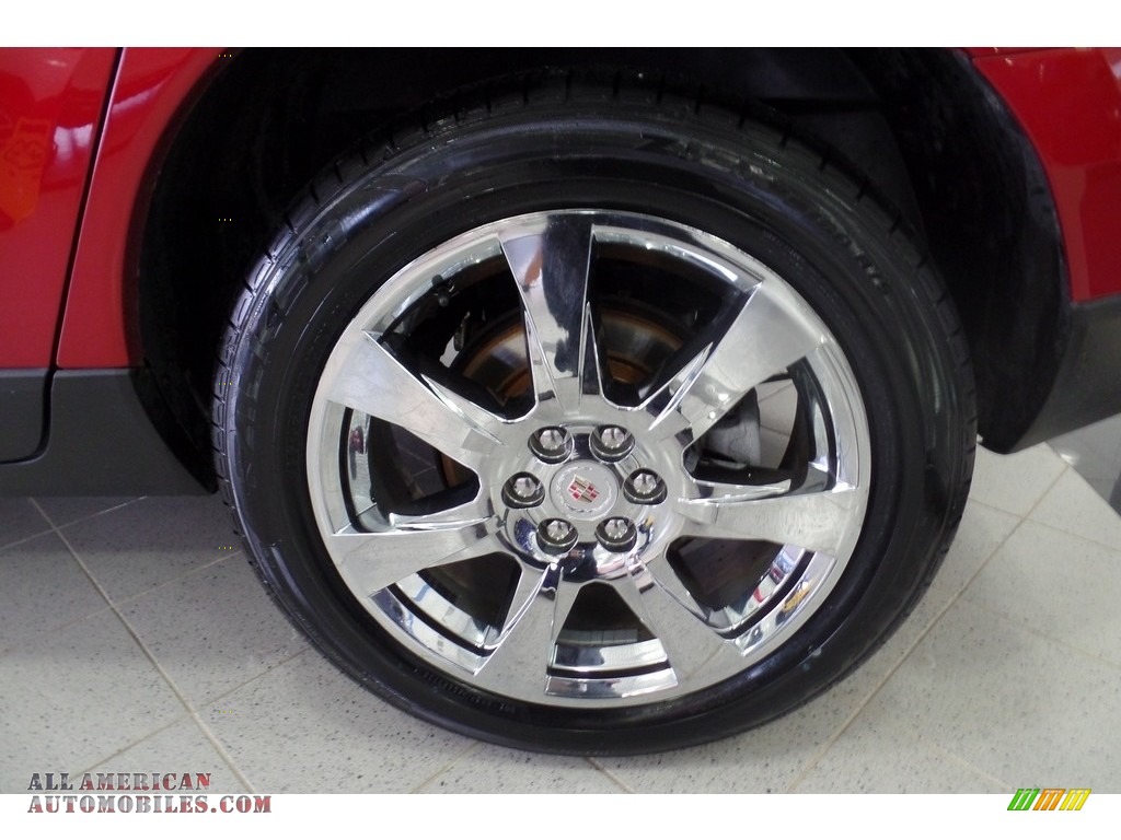 2010 SRX 4 V6 AWD - Crystal Red Tintcoat / Shale/Brownstone photo #40