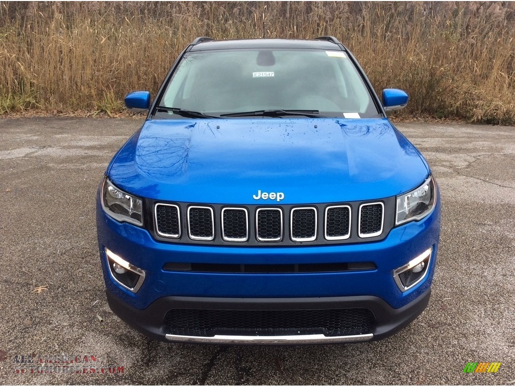 2019 Compass Limited 4x4 - Laser Blue Pearl / Black photo #2