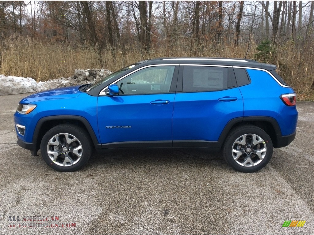 2019 Compass Limited 4x4 - Laser Blue Pearl / Black photo #3