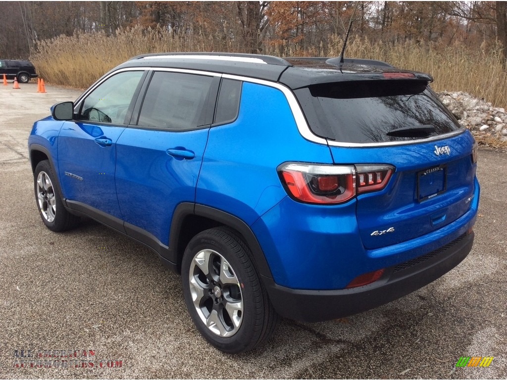 2019 Compass Limited 4x4 - Laser Blue Pearl / Black photo #4