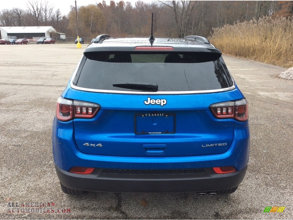 2019 Compass Limited 4x4 - Laser Blue Pearl / Black photo #5