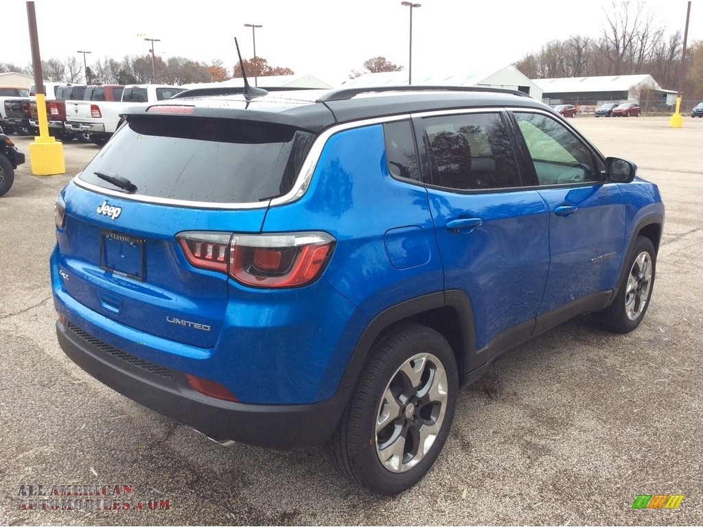 2019 Compass Limited 4x4 - Laser Blue Pearl / Black photo #6