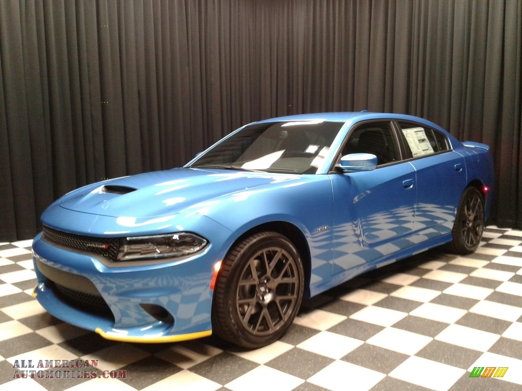 2019 Charger R/T - B5 Blue Pearl / Black photo #2