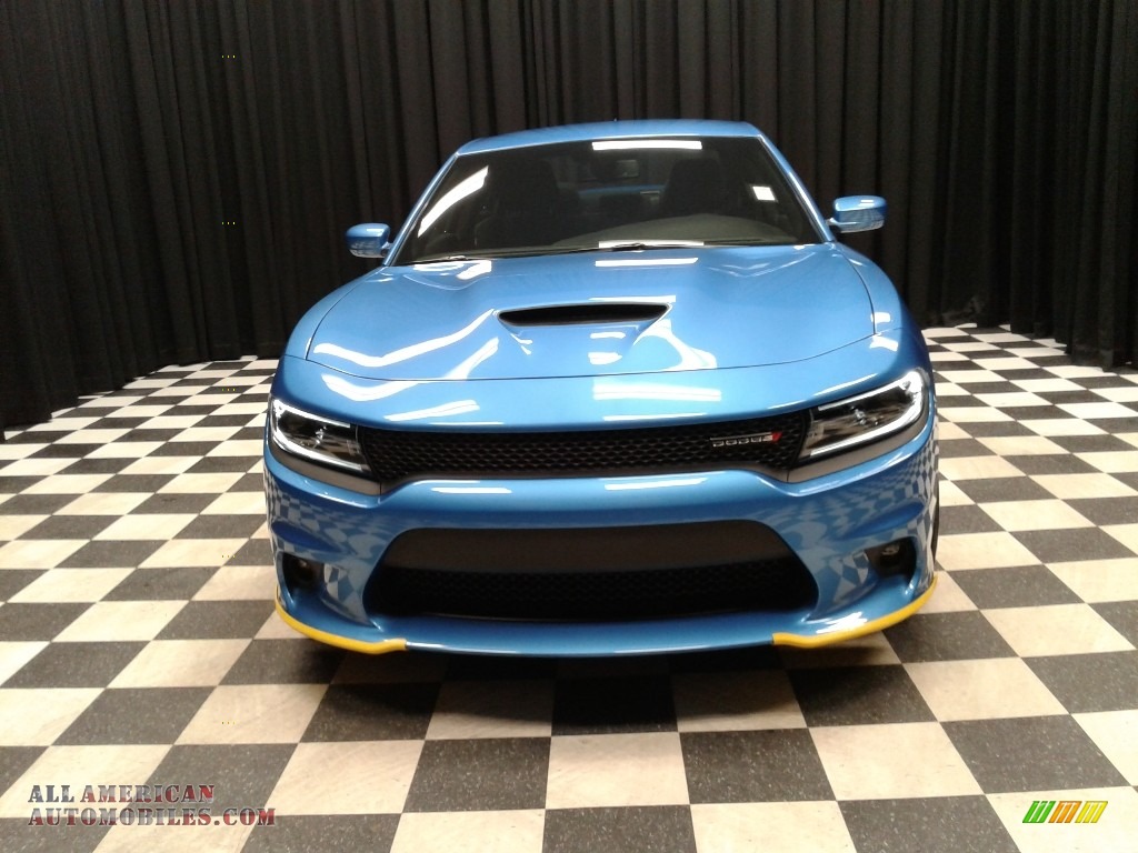 2019 Charger R/T - B5 Blue Pearl / Black photo #3