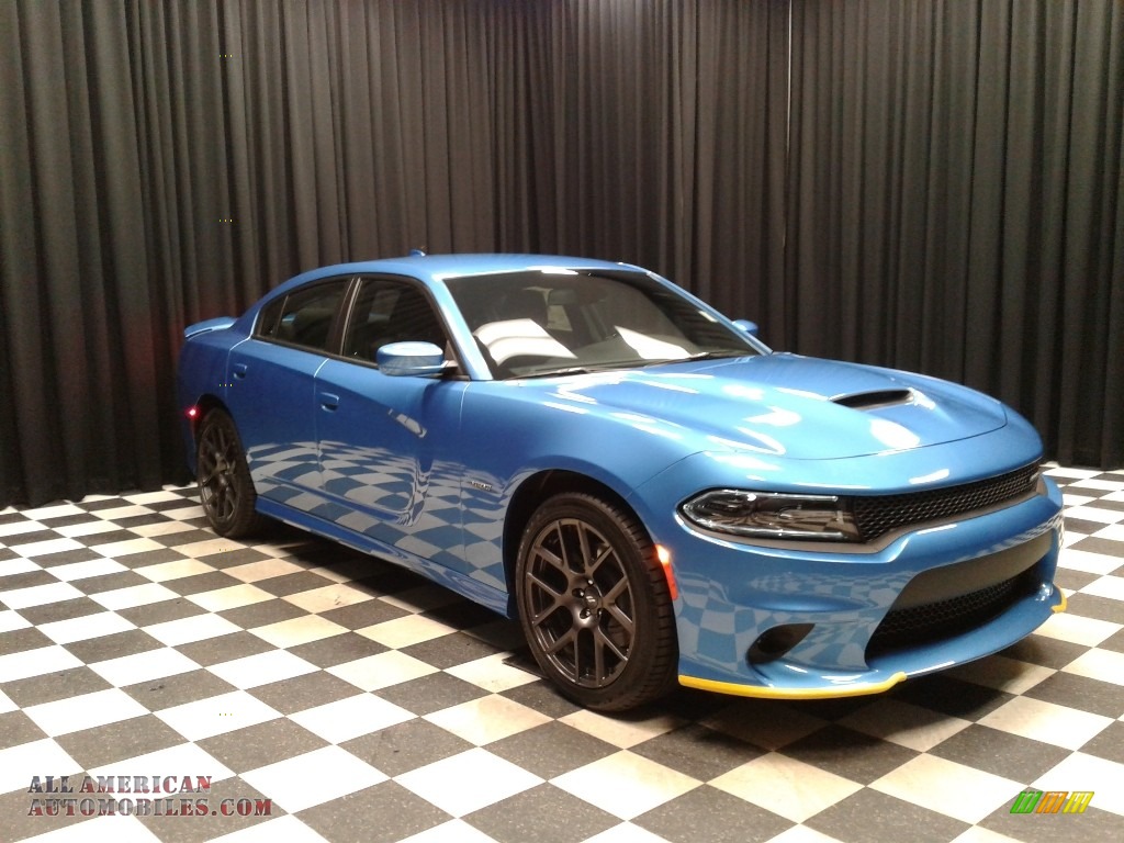 2019 Charger R/T - B5 Blue Pearl / Black photo #4