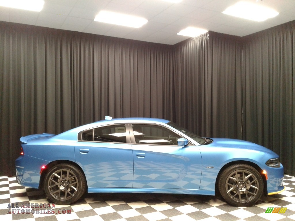 2019 Charger R/T - B5 Blue Pearl / Black photo #5