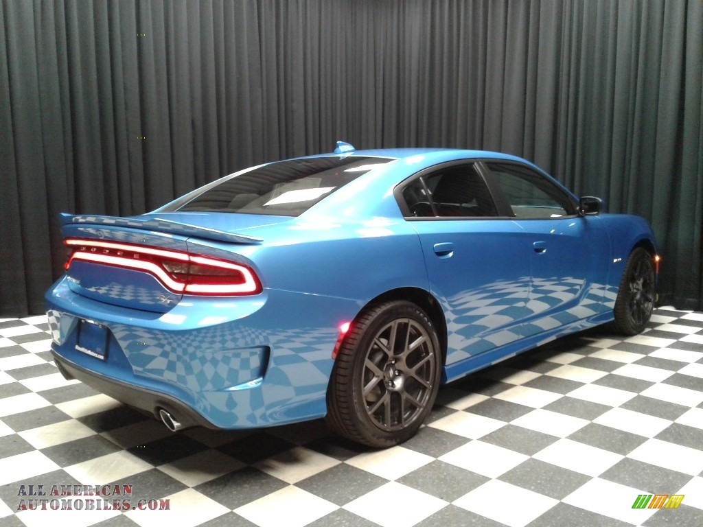 2019 Charger R/T - B5 Blue Pearl / Black photo #6