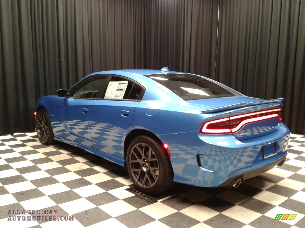 2019 Charger R/T - B5 Blue Pearl / Black photo #8