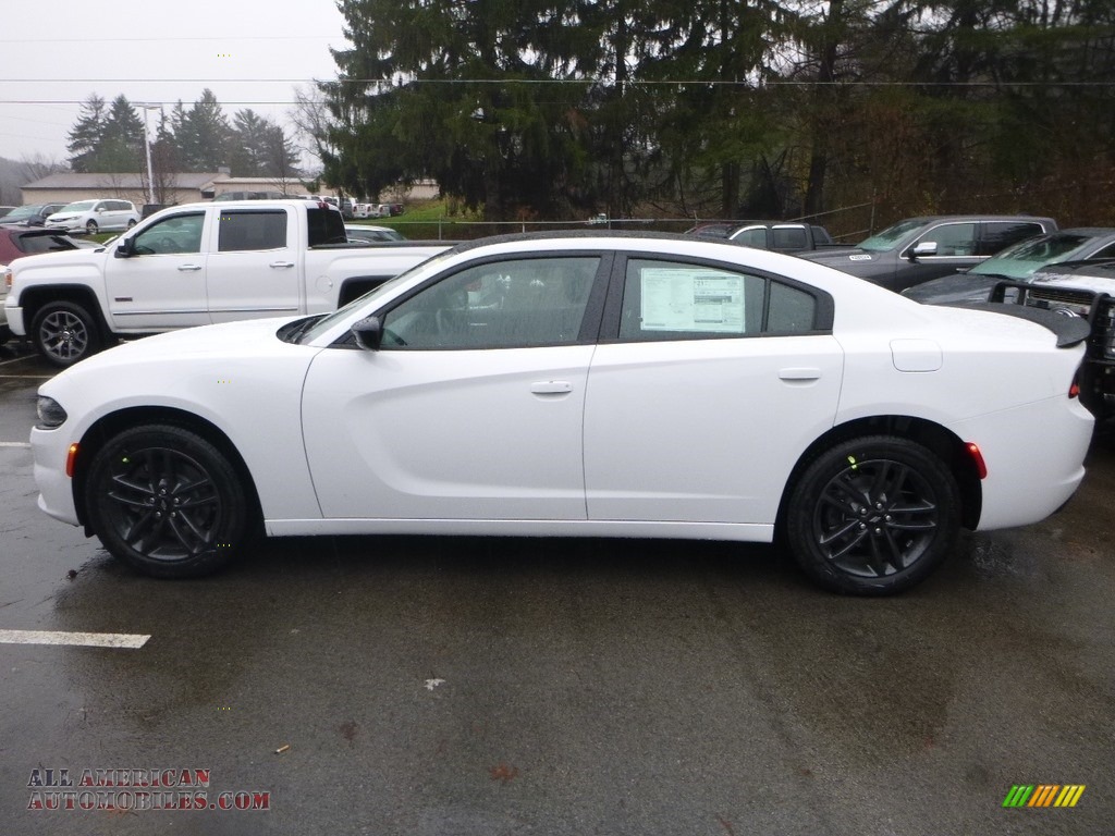 2019 Charger SXT AWD - White Knuckle / Black photo #2