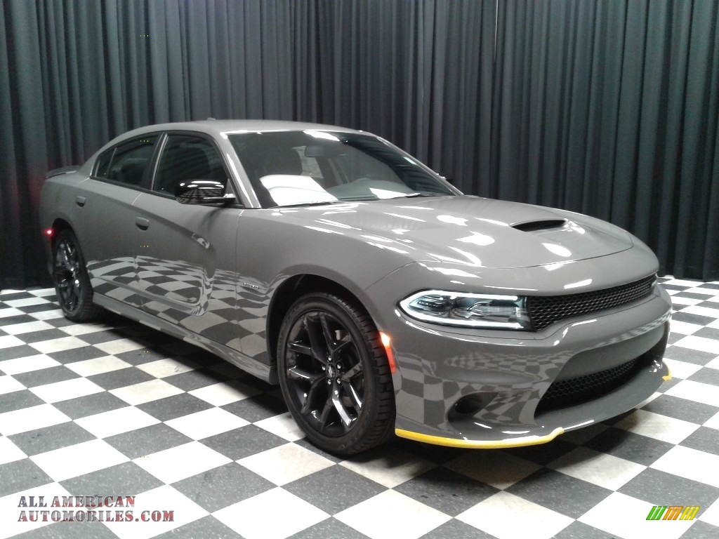 2019 Charger R/T - Destroyer Gray / Black photo #4
