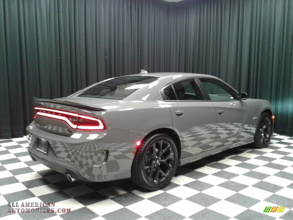 2019 Charger R/T - Destroyer Gray / Black photo #6