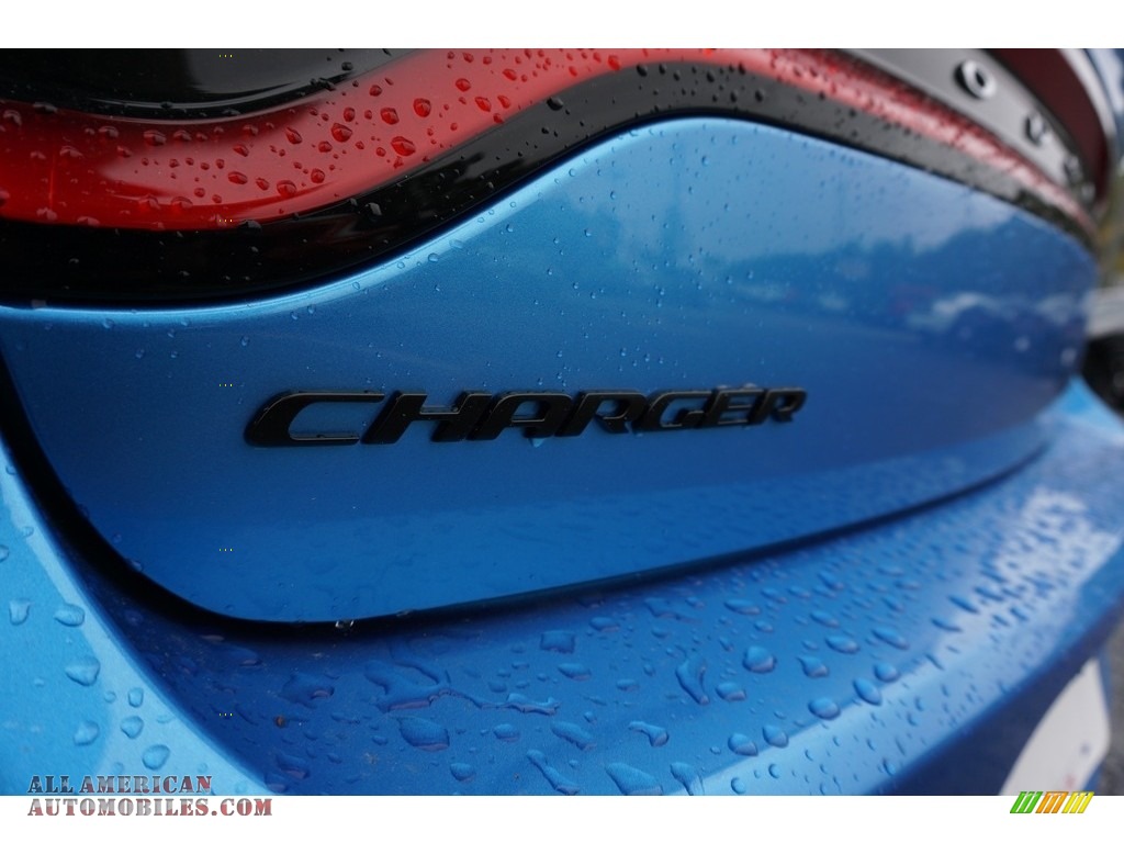 2019 Charger SXT - B5 Blue Pearl / Black photo #14