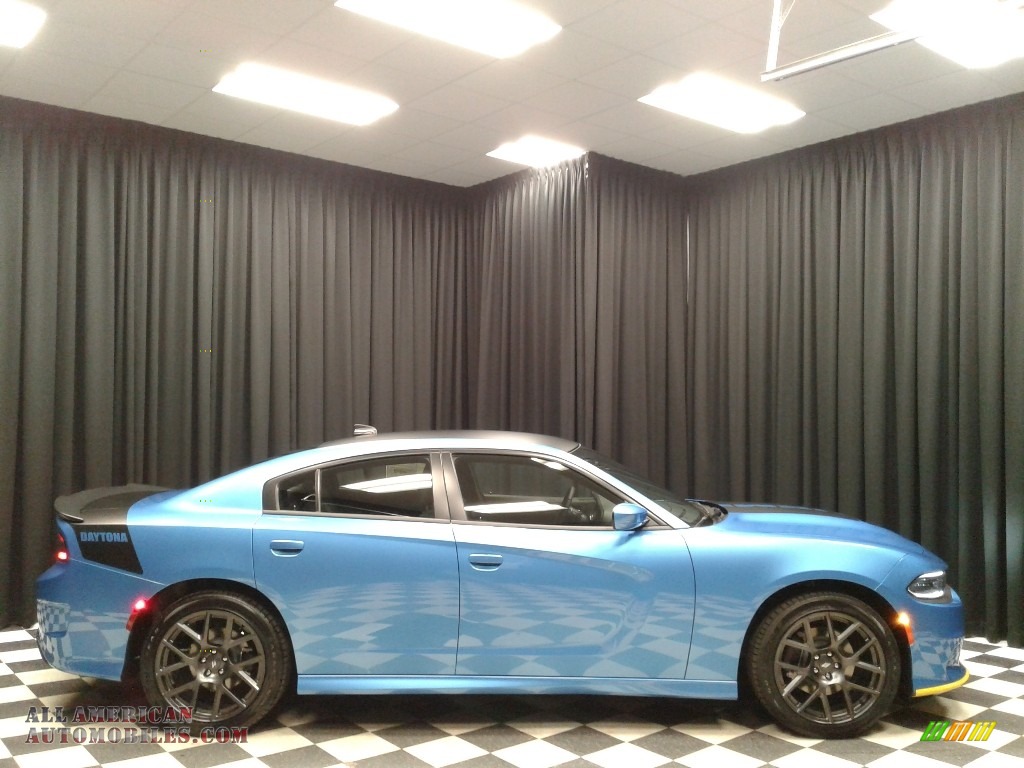 2019 Charger Daytona - B5 Blue Pearl / Black photo #5