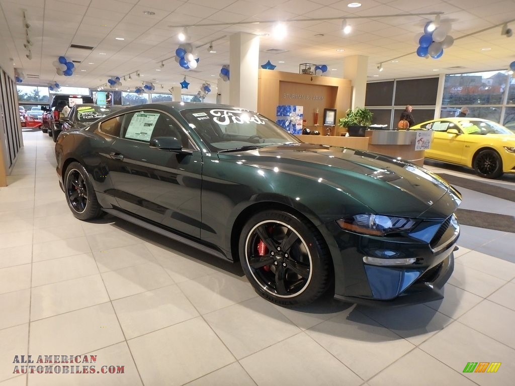 2019 Mustang Bullitt - Dark Highland Green / Ebony/Recaro Leather Trimmed photo #1