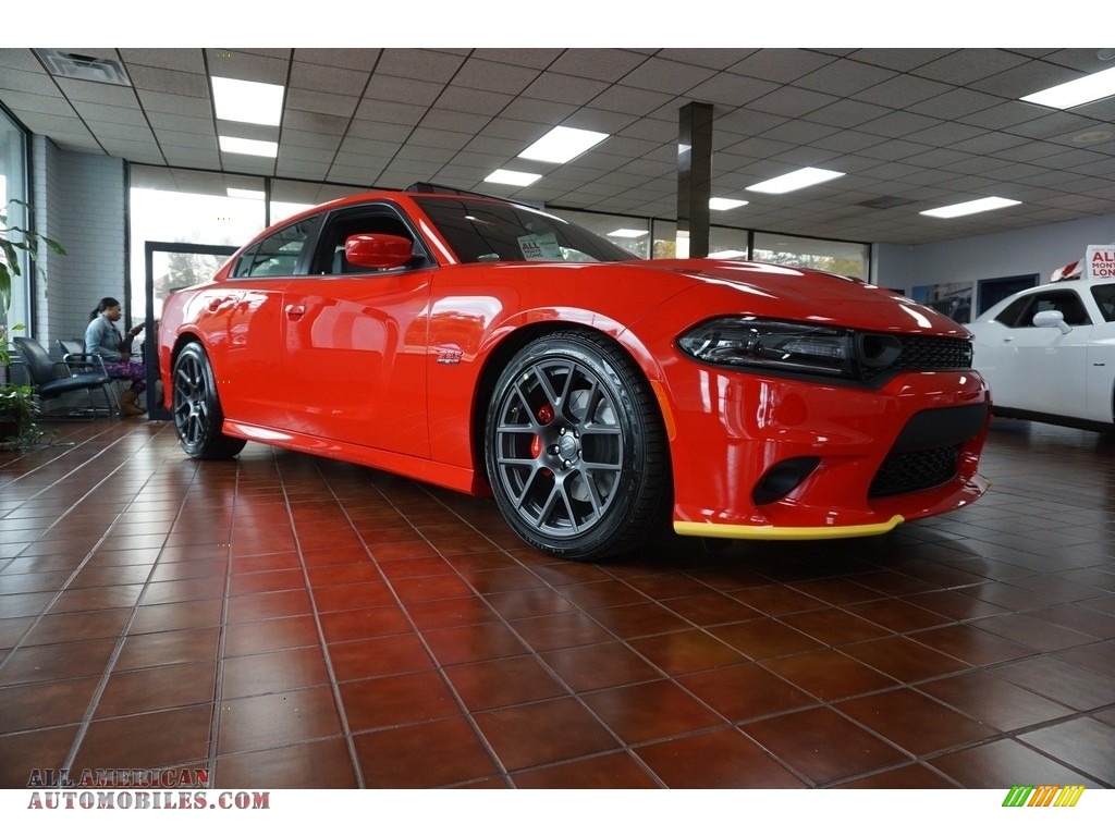 2019 Charger R/T Scat Pack - Torred / Ruby Red/Black photo #1