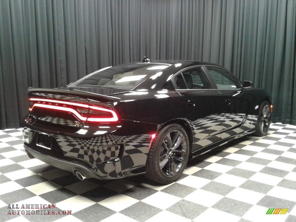 2019 Charger R/T Scat Pack - Pitch Black / Black photo #6