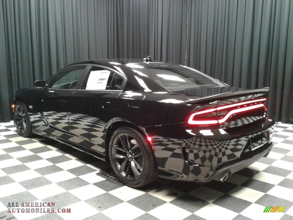 2019 Charger R/T Scat Pack - Pitch Black / Black photo #8