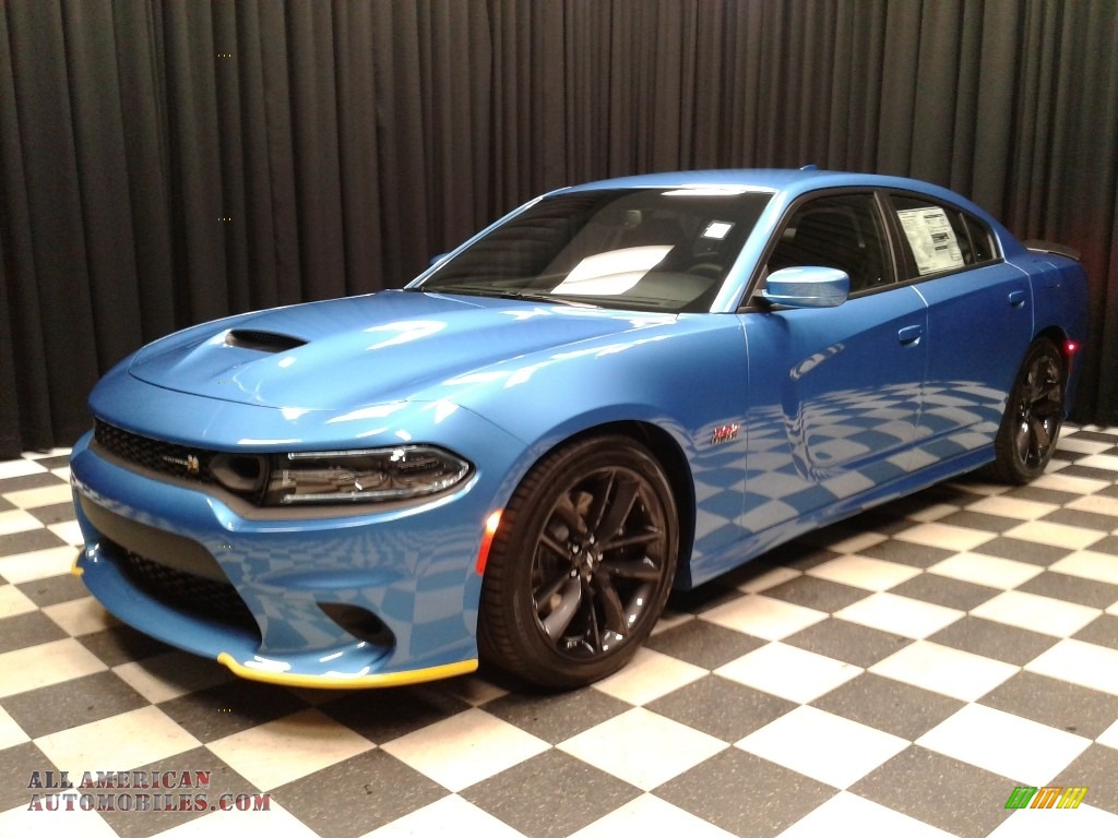 2019 Charger R/T Scat Pack - B5 Blue Pearl / Black photo #2