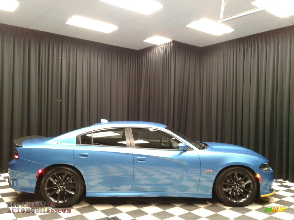 2019 Charger R/T Scat Pack - B5 Blue Pearl / Black photo #5