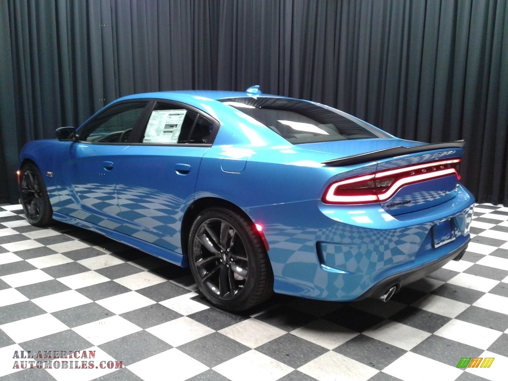 2019 Charger R/T Scat Pack - B5 Blue Pearl / Black photo #8