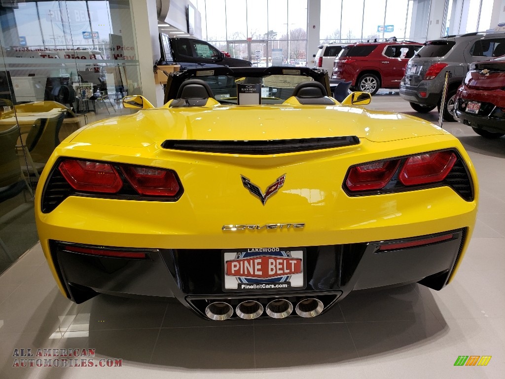 2019 Corvette Stingray Convertible - Corvette Racing Yellow Tintcoat / Black photo #5